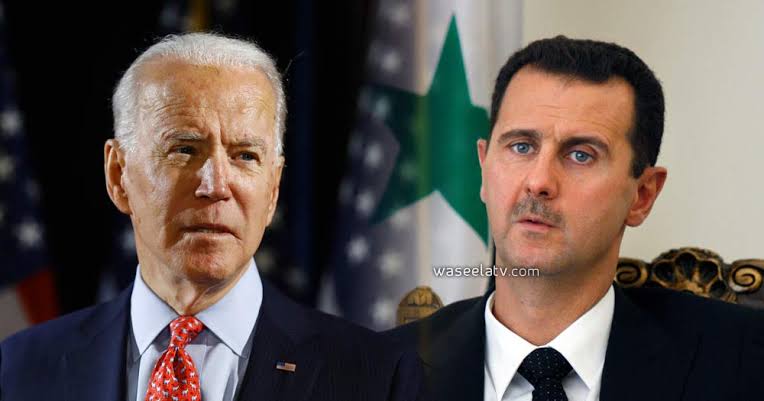 بشار الأسد و جو بايدن