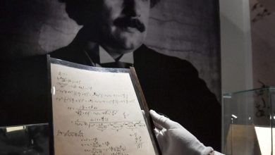 صورة بملايين الدولارات..مخطوطة لآينشتاين تم بيعها في مزاد بباريس.. وهذه قيمتها (فيديو-صور)